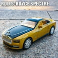 thumbnail image 2 of Modèles de Voitures en Alliage 1:32 Rouleaux Royce SPECTRE Jouets Simulation Métal Moulé sous Pression Jouet Lumineux Cadeaux pour Enfants Collection 848 Bleu Sans Boîte, 2 of 6