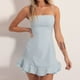 thumbnail image 2 of Mini vestido elegante para mujer estilo Sexy vestido con volantes y tirantes traje de vacaciones ajustado Hugtrwg Para estrenar, 2 of 6