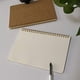 thumbnail image 2 of Cuaderno Espiral A5 YUREE Diario de Tapa Blanda Marrón Paquete de 20, 2 of 3