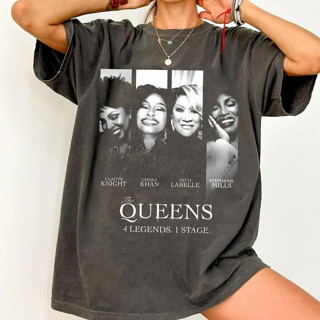 The Queens Tour T-Shirt, Unisex Concert Tee, Music Legends Tee, Gift for Fans, Perfect for - Pepper - 2XL