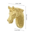 thumbnail image 2 of unbranded 2Ud De Gabinete En Latón Dorado Con Gancho Y Animal Para Muebles, 2 of 6