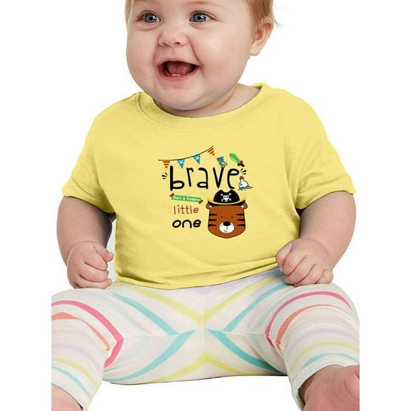 Brave Little One Pirate T-Shirt Infant -Image by Shutterstock,  6 Months