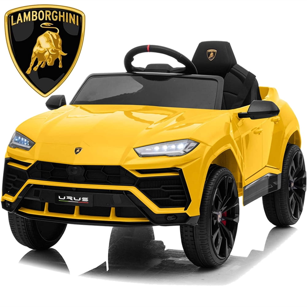 GoToys - AUTO ELETTRICA PER BAMBINI LAMBORGHINI AVENTADOR ARANCIO GVC-5395