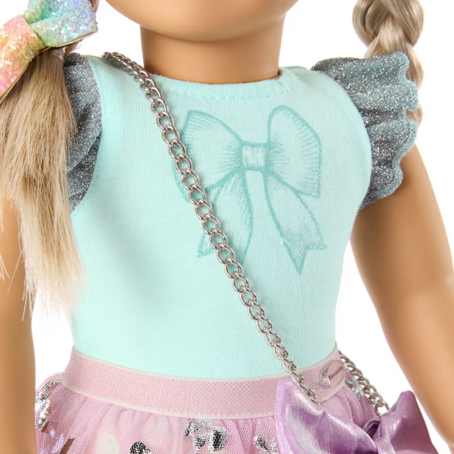 American Girl Sparkle & Bows Tee for 18 inch Dolls