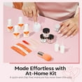 thumbnail image 4 of Modelones Dip Powder Nail Kit Starter, 4 Colors Nude White Pink Dipping Powder Repair Liquid Set with Recycling Tray for French Nail Art Salon DIY at Home Manicure, 4 of 9