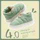 thumbnail image 3 of Zapatillas de hombre acolchadas de algodón, zapatos impermeables antideslizantes acolchados de algodón grueso para invierno, zapatillas de pareja acolchadas de algodón para el hogar para, 3 of 5