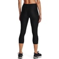 thumbnail image 3 of Under Armour Women's HeatGear Compression 3/4 Leggings (Black/White, S), 3 of 3