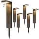 thumbnail image 1 of Luces solares COXSENI para caminos, paquete de 6 unidades, 400 lúmenes, IP65, para exteriores, 1 of 8