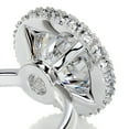 thumbnail image 3 of Blue Jewelry Wedding Rings - 14K White Gold Plated White Gold Plated Diamond Rings - Round Cut Excellent 2.1 Ct Diamond Ring for Her - Wedding Diamond Rings - Halo Diamond Rings - Floral Ring, 3 of 3