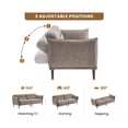 thumbnail image 3 of Mainstays Basic Design Convertible Futon, 3 of 12
