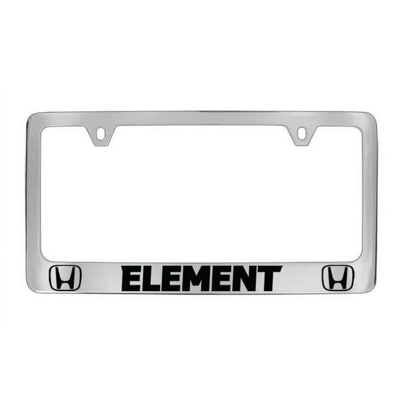 Honda Element Chrome Plated Metal License Plate Frame Holder