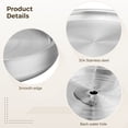 thumbnail image 3 of Stainless Steel Chilled Serving Tray, 11.2 Inches Cold Serving Tray Platter with Ice Chamber, Shrimp Cocktail Serving Dish Tray, Chilled Serving Dish for Party Fruit Food Buffet, 3 of 5