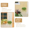 thumbnail image 5 of KONTONTY 2-Pack Brown Plastic Indoor Hanging for Flowers, Ideal for Home, Balcony, and Garden Decor, 5 of 8