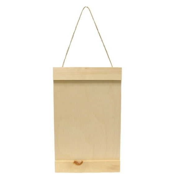 FOGGY BOTTOM WOODWORKS UNFINISHED HANGING ART DISPLAY SMALL, 6-PACK