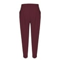 thumbnail image 5 of JJHGVB Cotton Linen Pants Women Petite Pants Drawstring Pants Women Womens Elastic Waist Pants Casual Pants With Pockets Baggy Sweatpants Womens Pants XL, 5 of 9