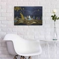 thumbnail image 5 of Luxe Metal Art 'Golden Peacock' by Luxe Portfolio, Metal Wall Art, 24"x16", 5 of 8