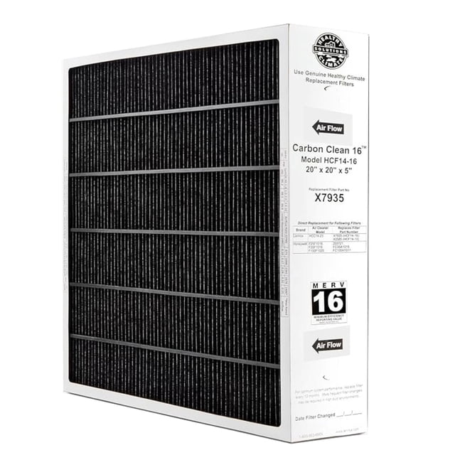Filtro Lennox X7935 Carbon Clean Healthy Climate MERV 16 (paquete de 2)