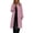 Pink, variant on uublik Womens Long Trench Coat Beige Long Sleeve Classic Overcoat Open Front Cardigan Jacket