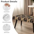 thumbnail image 6 of Whosucclay Brown Leopard Print Stretch Dining Bench Cover, Wear Resistant Bench Slipcover Washable Bench Seat Protector Rectangle Bench Cover for Dining Room, Living Room, Bedroom, 6 of 7