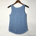 thumbnail image 5 of HappyYEE Summer Breathable Tank Tops for Women Wide Strap Sleeveless Tops Lightweight Casual Soft Yoga Sport Tank Tops ,Blue,M, 5 of 6