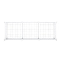 Rubbermaid 3-Piece Stackable Modular Storage Cube Set, White