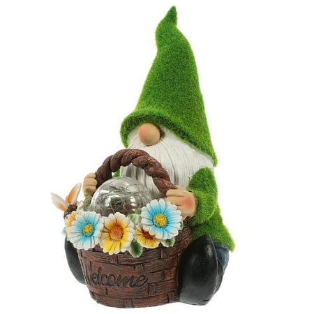 

Solar Light Solar Gnome Lights Outdoor Garden Decor Resin Gnome Solar Lamp Dwarf Night Light Lawn LED Resin Solar Panel