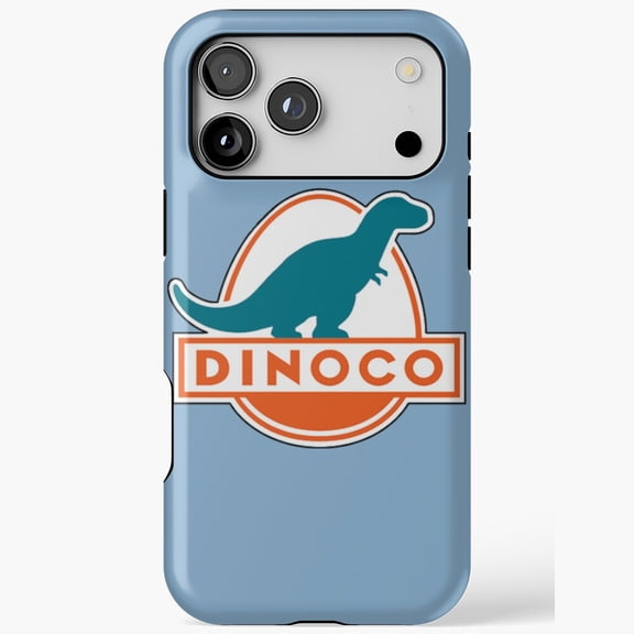Dinoco Blue Racing Team Logo iPhone Case 17 11 12 13 14 15 16 Pro Max