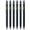 Black / Blue, variant on FriXion Synergy Clicker Retractable & Erasable Gel Ink Pens, 0.5mm Extra Fine Point, Navy Ink, 6-pack
