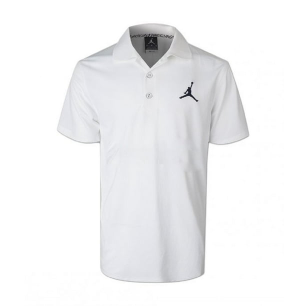 Nike Nike Court Dry Jordan White Polo Shirt Size XL