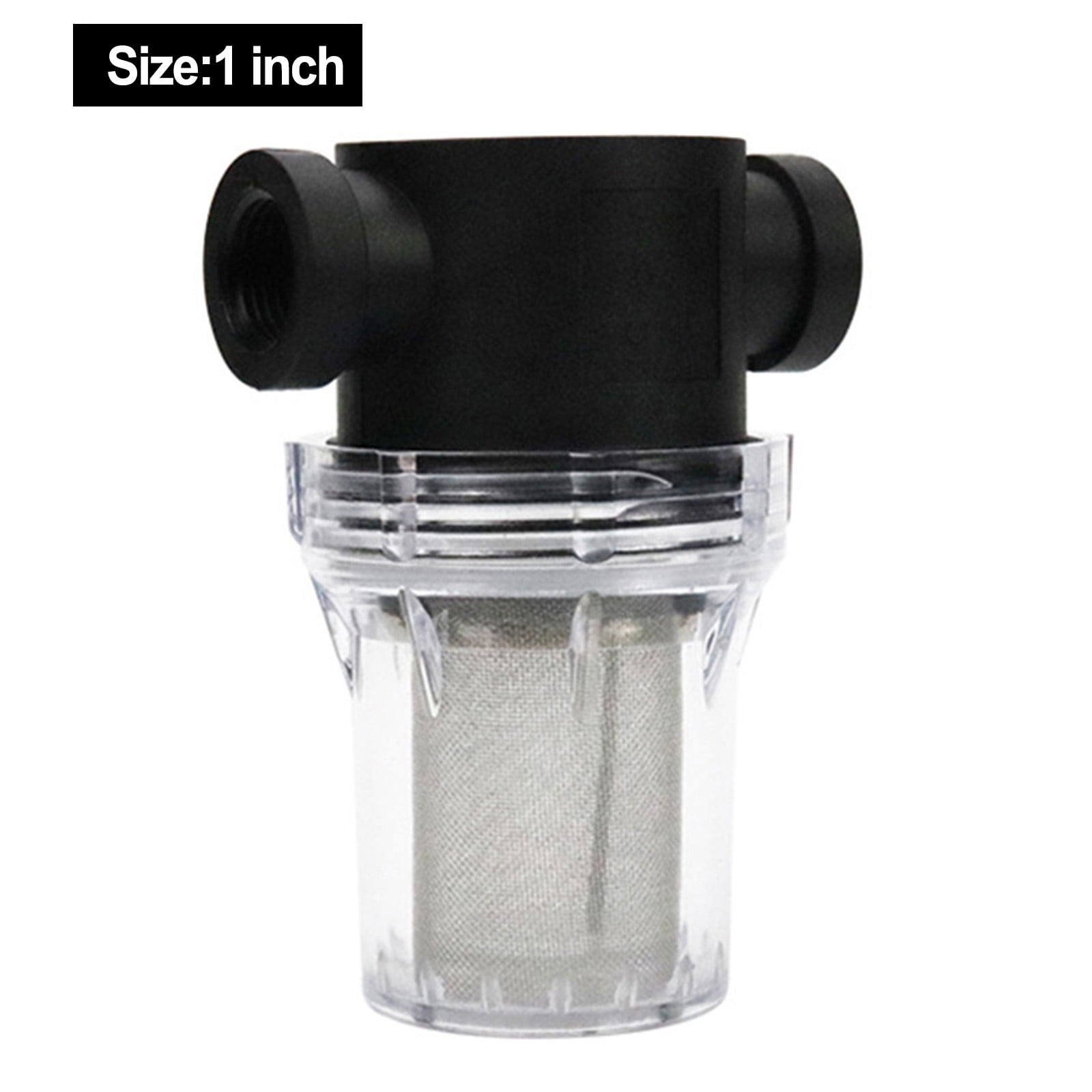 Garden Pond Inline Mesh Strainer Water Pump Filter Irrigation High Flow