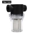 thumbnail image 2 of MYG Garden Pond Inline Mesh Strainer Water Pump Filter Irrigation High Flow Pipeline, 2 of 9