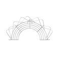 thumbnail image 3 of Acier Inoxydable Semi-Cercle Vapeur Rack Drain Filtre à Huile Rack Gadgets de Cuisine 32cm, 3 of 6