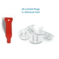 thumbnail image 3 of Baby Proof Me Outlet Covers and Removal Tool, Clear Plug Covers for Shock Prevention, 24-Pack, 3 of 10