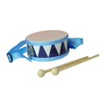 thumbnail image 3 of Tambor de caja de 6 pulgadas, juguete musical, correa ajustable para el hombro, artículos profesionales para fiestas Azul, 3 of 9