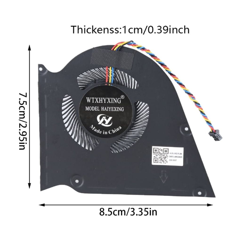 CPU GPU Fan Laptops Cooling Fan DC12V 4Pin 4wires Coolers Fan for Zephyrus S GX531 GX531GM GX531GX Laptops Part
