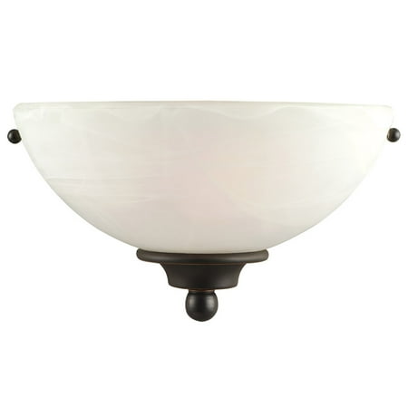 Hunter Oil Rubbed Lighting - Design House 514554 Millbridge 2-Light Wall Sconce, Oil Rubbed Bronze