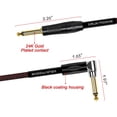 thumbnail image 5 of Cable de instrumentos KIRLIN IWB-202BFGL-20/BR Premium Plus de 20 pies, 5 of 5