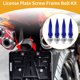 thumbnail image 2 of Tornillos de matrícula universales para motocicletas M6 de Unique Bargains 82 mm Kit de tornillos de matrícula antirrobo de aleación de aluminio azul profundo 4 Pcs, 2 of 6