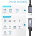 thumbnail image 3 of Cable De Extensión Usb Bluerigger (100 Pies/30 M De Largo Activo Usb 2.0 Extensor Macho A Hembra Repetidor Cable De Transferencia De Datos) - Para Consolas De Juegos, Impresora, Cámara, Teclado, Disco, 3 of 5