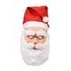 thumbnail image 3 of Máscara de Papá Noel, máscara de cosplay navideña, accesorio de disfraz navideño de cara completa novedoso para juegos de festivales y carnaval, 3 of 9