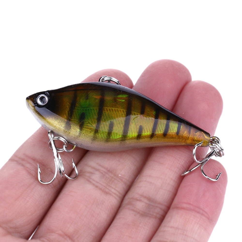 HENGJIA Fishing Lures, 6PCS Lipless Crankbaits for Bass, Minnow VIB Hard Baits Long Casting Sinking Fishing Lure for Saltwater Freshwater Bass, Redfish, Trout, Walleye
