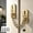 Gold, variant on 1Set Metal Door Safety Chain Lock with Screws, Anti-Burst Door Chain Latch, Stainless Steel, Door Chain Lock Guard with Spring Anti-Theft Press Button for Front Door (Silver)