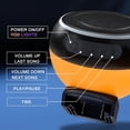 thumbnail image 4 of Altavoces Bluetooth para Dewalt 20V Makita Milwaukee Bosch Ryobi Craftsman Batería de 18V, Altavoz Portátil Inalámbrico con Emparejamiento de Sonido HD, Color RGB Dinámico para Lugares de Trabajo,..., 4 of 12