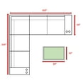 thumbnail image 4 of Living Source 8-piece Wicker / Rattan Sectional Set with Cushions in Gray, 4 of 4