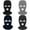 4 Assorted Colors Set, variant on 3-Hole Full Face Mask Cover Ski Mask Winter Balaclava Beanie Knitted Face Cover for Winter Outdoor Sports, 4 colors Assorted, One Size, 4 Piece