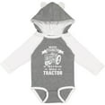 thumbnail image 3 of Inktastic Tractor Woman Girls Long Sleeve Baby Bodysuit, 3 of 5