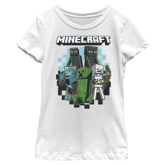 Girls Minecraft Jolly Sunset T Shirt
