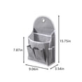 thumbnail image 2 of Bolsa de Almacenamiento Montada en la Pared, Bolsa de Almacenamiento de Tela, Bolsa de Almacenamiento Montada en la Pared con Bolsillo, Adecuado para Cocina, Dormitorio, Organizadores de Baño Y Almace, 2 of 6