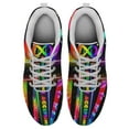 thumbnail image 2 of Autism Acceptance Tie Dye Shoes for Men Women Running Shoes Lightweight Walking Sneakers Mesh Athletic Sport Shoes White Size 8.5, 2 of 5