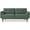 Green, variant on Garvee 64" Mid Century Modern Loveseat Sofa – Linen Upholstered 2-Seater Couch for Small Spaces, Living Room, Bedroom, Office, Beige